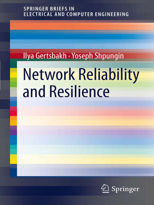 cover image of Network Reliability and Resilience